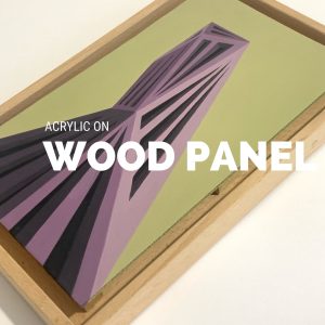 Acrylic on wood